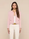 L'agence Patsy Cropped Cardigan In Pink