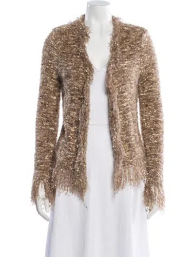 Pre-owned L'agence Patterned Jacket In Neutral