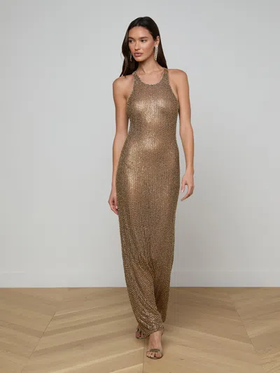 L'agence Paula Gown In Brown