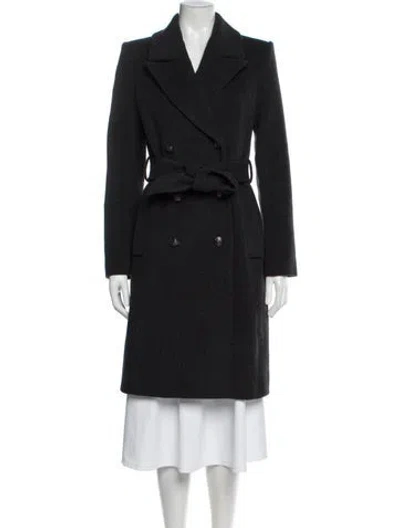 Pre-owned L'agence Peacoat In Gray