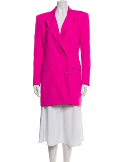 Pre-owned L'agence Peacoat In Pink
