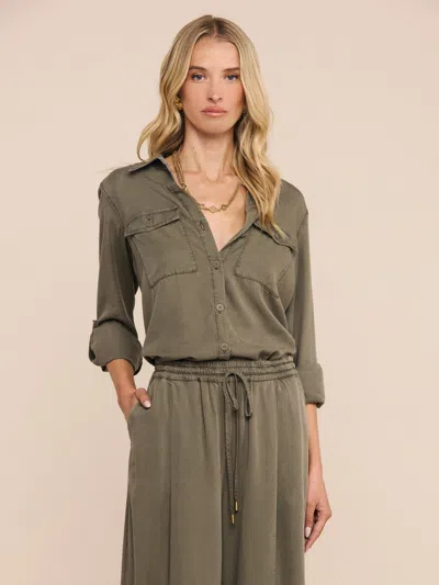 L'agence Pearson Blouse In Green