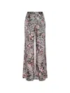 L'agence Pilar Patterned Palazzo Pants In Multi