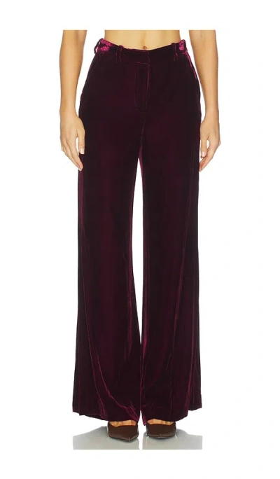 L'agence Pilar Wide Leg In Dark Port