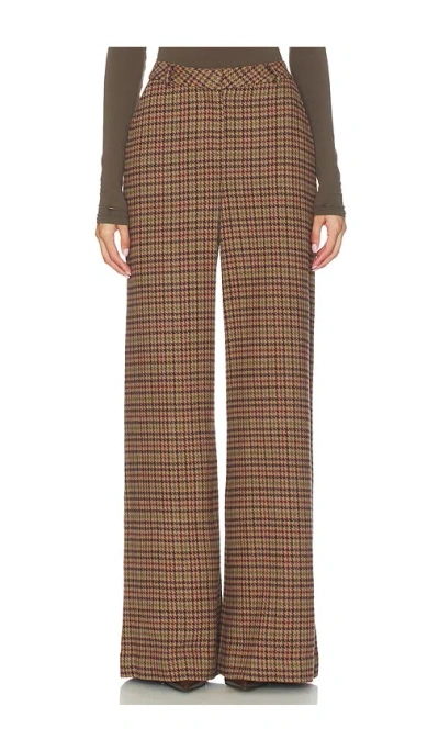 L'agence Pilar Wide Leg Pant In Multi