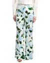 L'agence Pilar Hydrangea-print Trousers In Multi