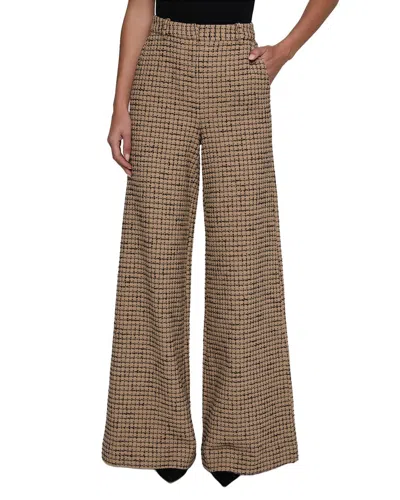 L'agence Pilar Wide Leg Pant In Neutral