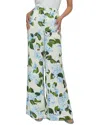 L'agence Pilar Hydrangea-print Trousers In Multi