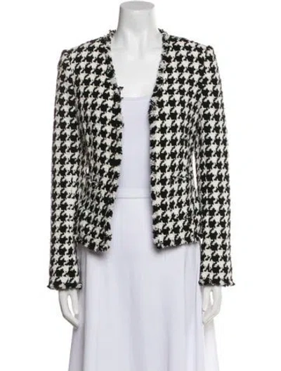 Pre-owned L'agence Plaid Print Jacket In Multi