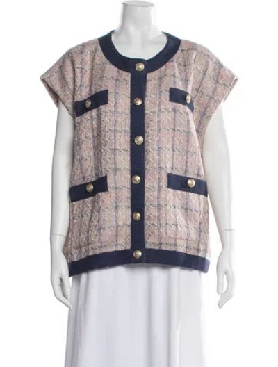 Pre-owned L'agence Plaid Print Jacket W/ Tags In Multi