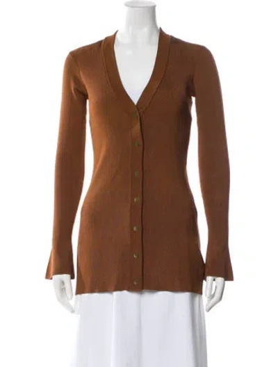 Pre-owned L'agence Plunge Neckline Sweater W/ Tags In Blue