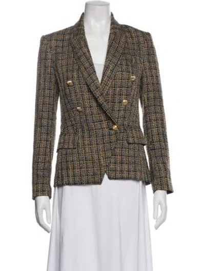 Pre-owned L'agence Printed Blazer