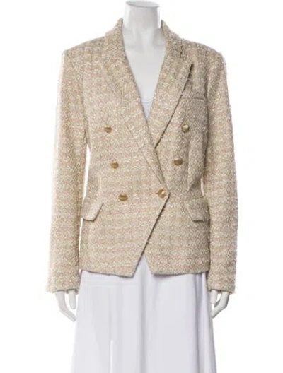 Pre-owned L'agence Printed Blazer