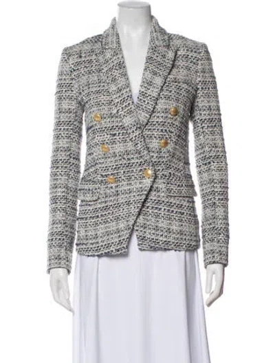 Pre-owned L'agence Printed Blazer In Multi