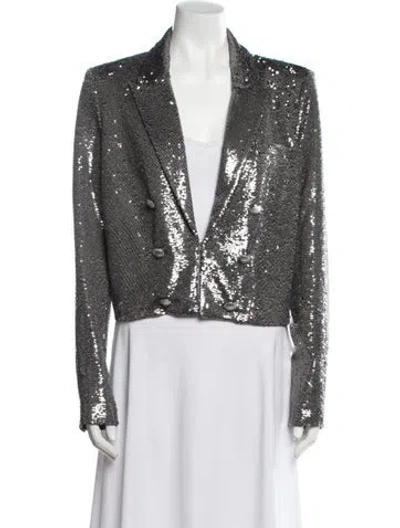 Pre-owned L'agence Printed Evening Jacket