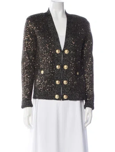 Pre-owned L'agence Printed Evening Jacket In Multi