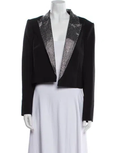 Pre-owned L'agence Printed Jacket In Black
