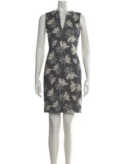 Pre-owned L'agence Printed Knee-length Dress