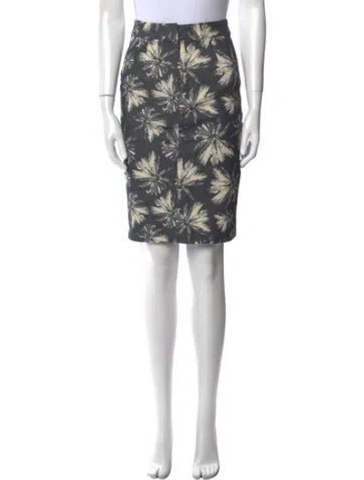 Pre-owned L'agence Printed Knee-length Skirt
