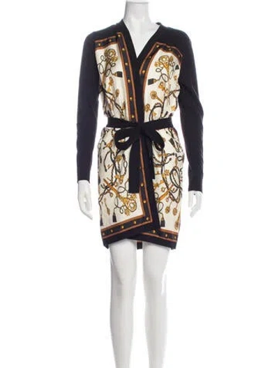 Pre-owned L'agence Printed Mini Dress
