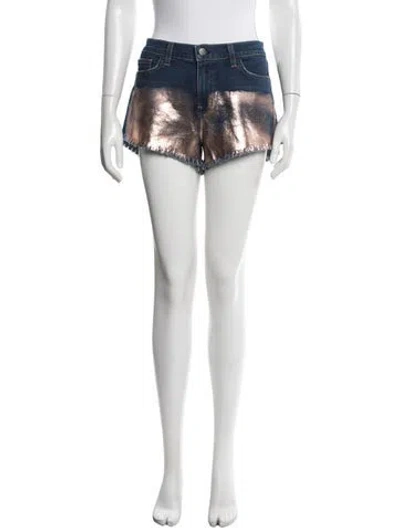 Pre-owned L'agence Printed Mini Shorts W/ Tags