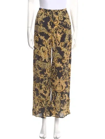 Pre-owned L'agence Printed Wide Leg Pants W/ Tags In Multi