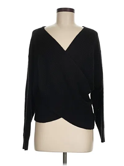 Pre-owned L'agence Pullover Sweater In Black