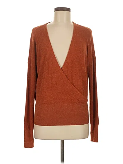 Pre-owned L'agence Pullover Sweater In Orange