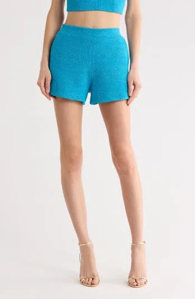 L'agence Lagence Radlee Knit Dolphin Short In Blue