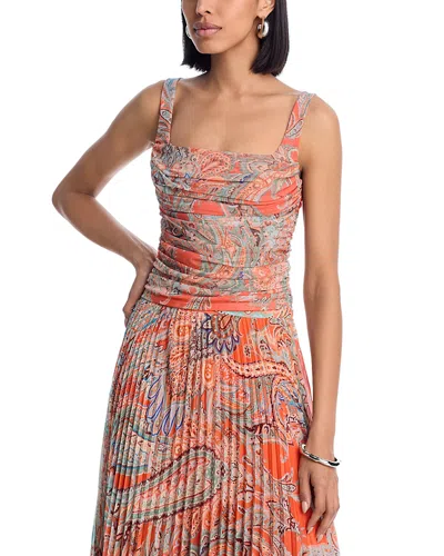 L'AGENCE L'AGENCE RASHA SHIRRED TANK TOP