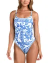 L'agence Remi Baroque One Piece Swimsuit In Multi