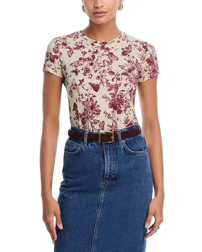 L'agence Ressi Butterfly Toile Tee In Multi