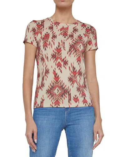 L'agence Ressi Crew Turtleneck T-shirt In Neutral