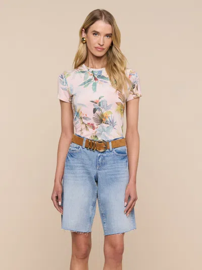 L'agence Ressi Fitted Tee In Multi