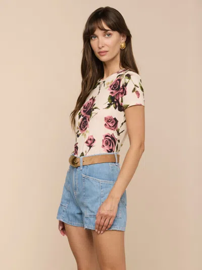 L'agence Ressi Fitted Tee In White