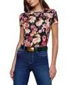 L'agence Ressi Short-sleeve Floral Tee In Multi