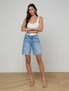 L'agence River Mid Rise Bermuda Short In Multi