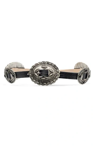 L'agence Rocha Western Belt In Black