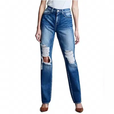 L'agence Rockie High Rise Cigarette Jeans In Newberry In Blue