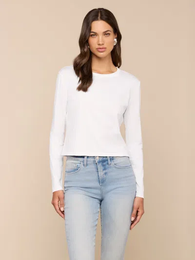 L'agence Rojene Cotton Tee In Neutral