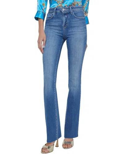 L'agence Ruth High Rise Straight Leg Jeans In Privada In Blue
