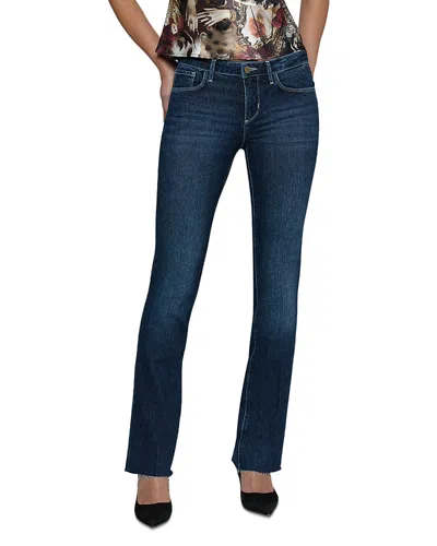 L'agence Ruth High Rise Straight Jeans In Vancouver In Blue