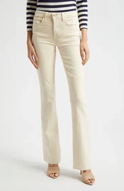 L'agence Ruth High Rise Straight Leg Jeans In Creme Brul