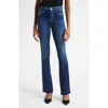 L'agence Ruth Raw Hem Straight Leg Jeans In Blue