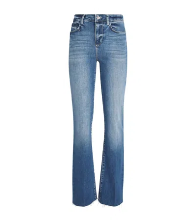 L'agence Ruth Straight Jeans In Blue