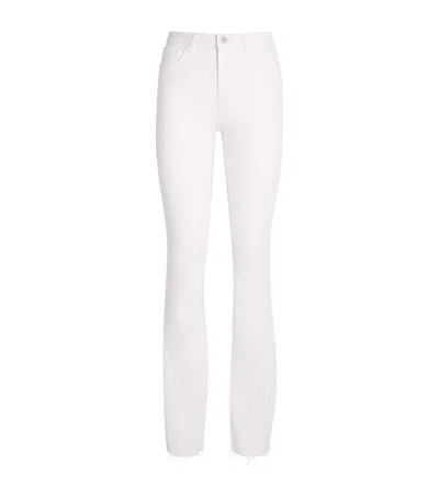 L'agence Ruth Straight Jeans In White