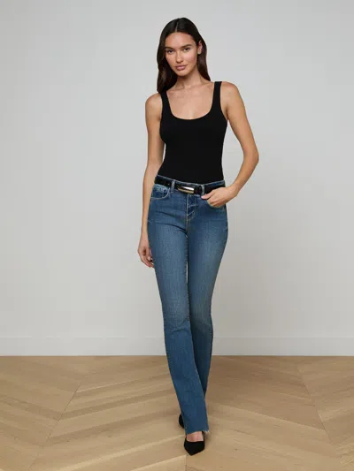 L'agence Ruth Straight-leg Jean In Black