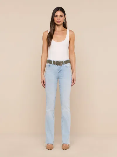 L'agence Ruth Straight-leg Jean In White