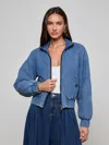 L'agence Ryah Bomber Jacket In Blue