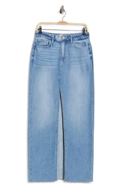 L'agence Rysa Front Slit Denim Maxi Skirt